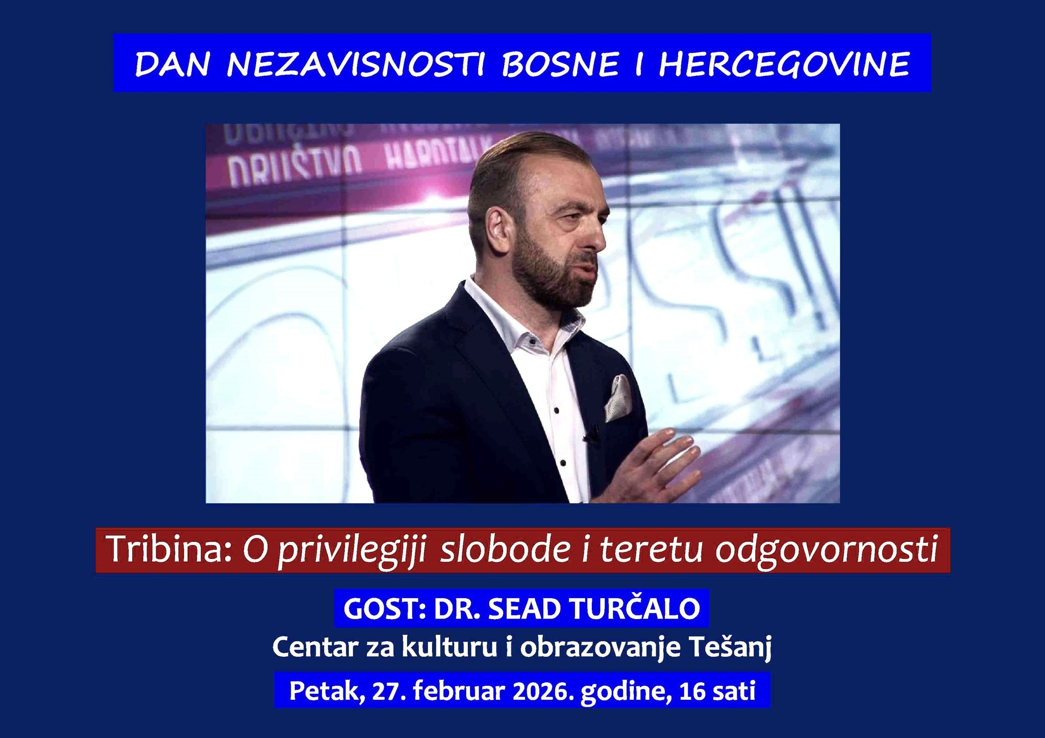 PRAZNIČNA TRIBINA U CENTRU